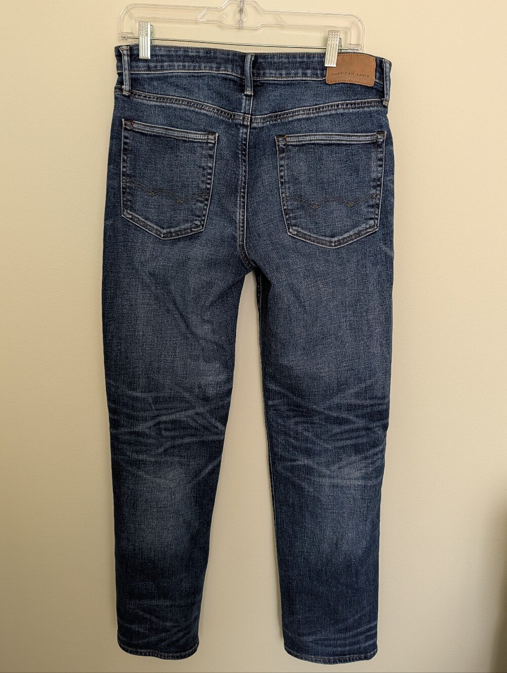 American Eagle Original Straight AirFlex+ Jeans Men’s 31x32 Dark Wash Stretch